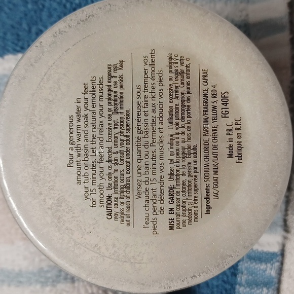 4/$30 Goat Milk Foot Soak Salts - Picture 3 of 4